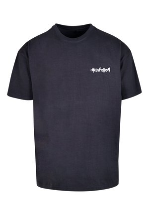 Print T-shirt - navy