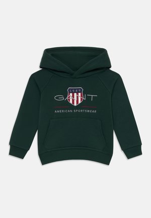ARCHIVE SHIELD HOODIE UNISEX - Huppari - tartan green