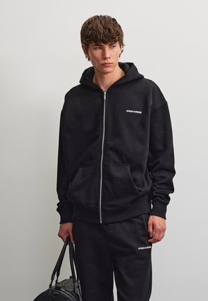 Pegador, LOGO OVERSIZED SWEAT JACKET - Sweatjakke - washed black