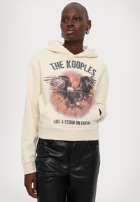 The Kooples Sweat à capuche ecru/multicolore