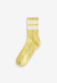 Next STRIPE CUSHION 3 PACK WITH ARCH SUPPORT - REGULAR FIT - Strumpor - green brown
