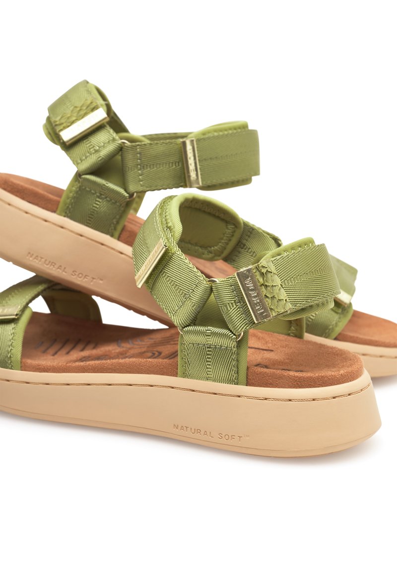 Woden SANDALS LINE - Trekkingsandale - bambus green/grn - Zalando