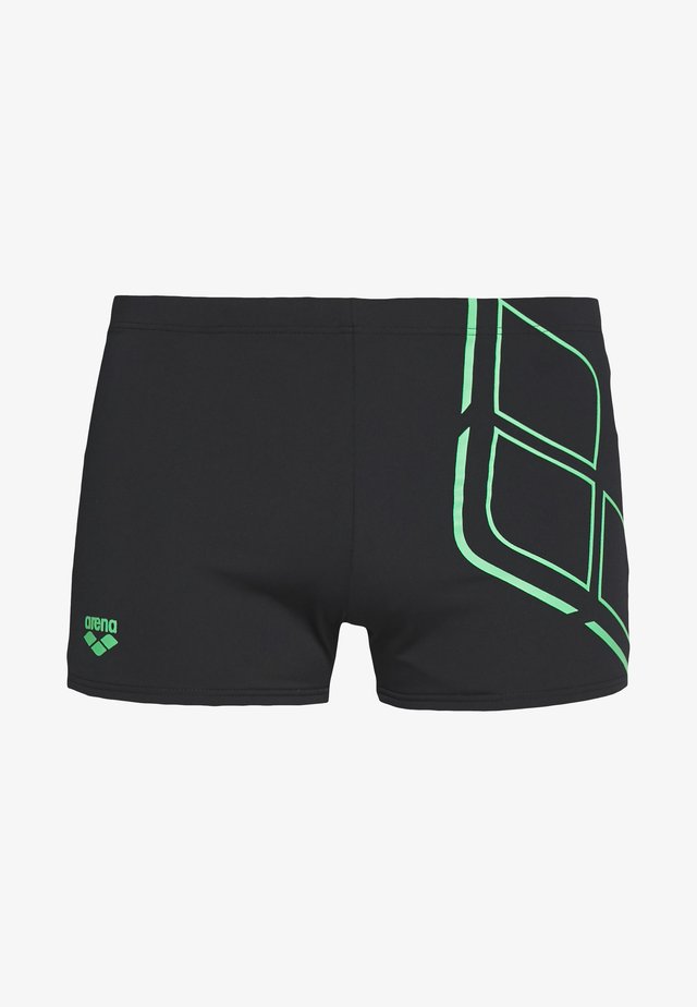 ESSENTIALS - Swimming trunks - black/golf green