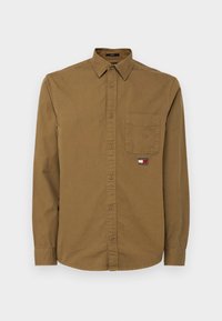WASHED SHIRT - Cămașă - vintage camel