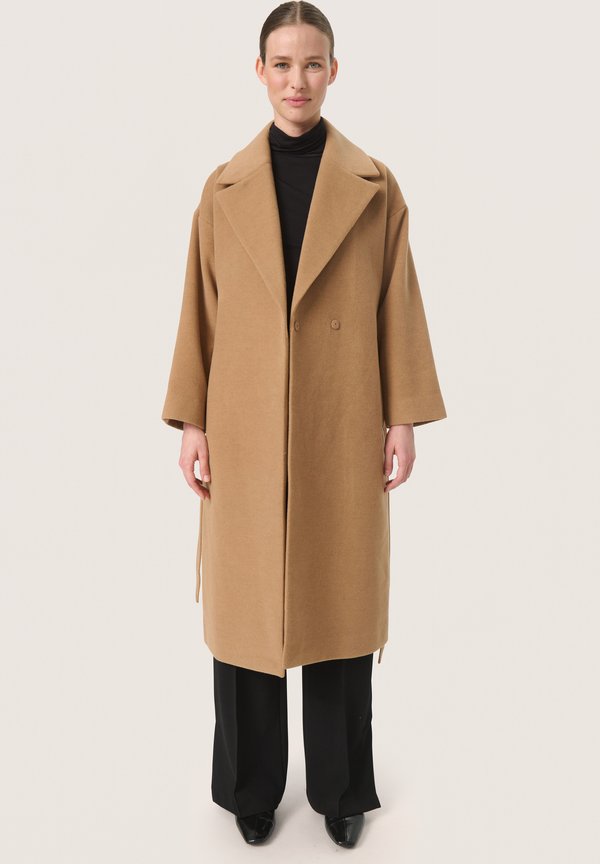RUBIE BELTED  - Classic coat - burro