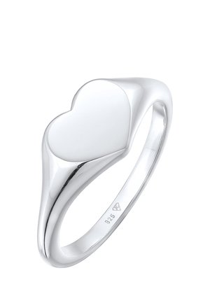 Elli CHUNKY HEART - Ring - silber