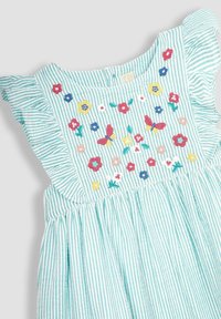 JoJo Maman Bébé APPLIQUE PRETTY SUMMER REGULAR FIT - Rochie de zi - duck egg blue