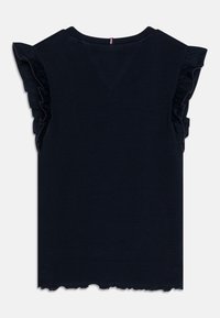 Tommy Hilfiger RUFFLE - Camiseta estampada - desert sky