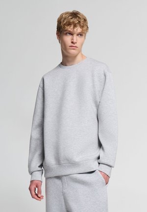 Terranova, FELPA TINTA UNITA - Felpa - grigio chiaro melange