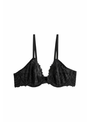NON PAD PLUNGE FIT - ULTIMATE COMFORT  - Trojuholníková podprsenka - black