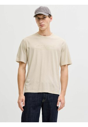 JPRBLUAIDEN SS TEE - T-shirt imprimé - moonstruck