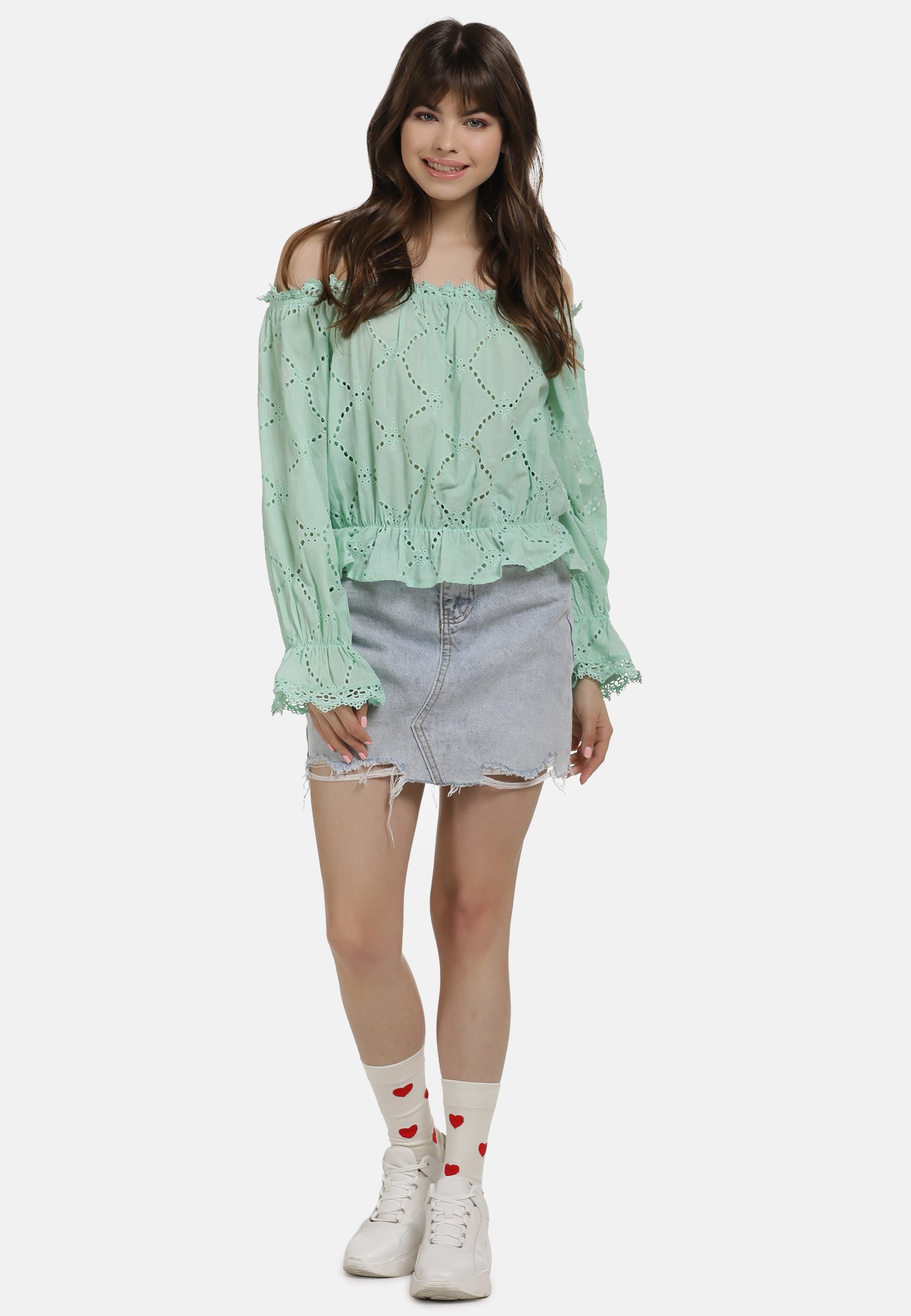 myMo BLUSE - Camicetta - green/verde - Zalando.it