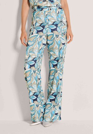 DRUCK - Stoffhose - light turquoise putty off-white