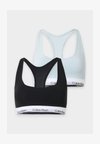 2 PACK BRALETTES - ICON COTTON MODAL - Brassière - black/plein air