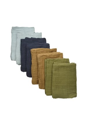 8 PACK - Muslin blanket - ombre blue
