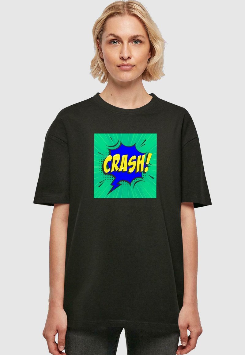 Merchcode CRASH COMIC Tshirt print black/zwart Zalando.nl