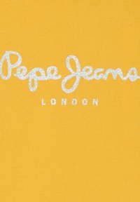 Pepe Jeans HANA GLITTER - Marškinėliai su spaudiniu - honey yellow