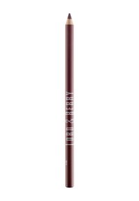 Matita per labbra bordeaux con punta affilata, con un'etichetta bianca del marchio "LORD & BERRY" lungo il lato. Texture in legno liscia.