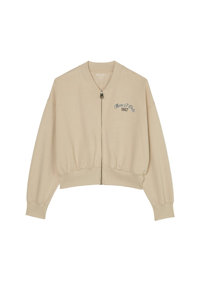 Marc O’Polo Sweater met rits beige