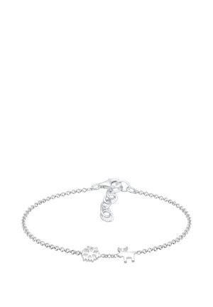SCHNEEFLOCKE ELCH RENTIER WINTER TREND - Armbånd - silberfarben