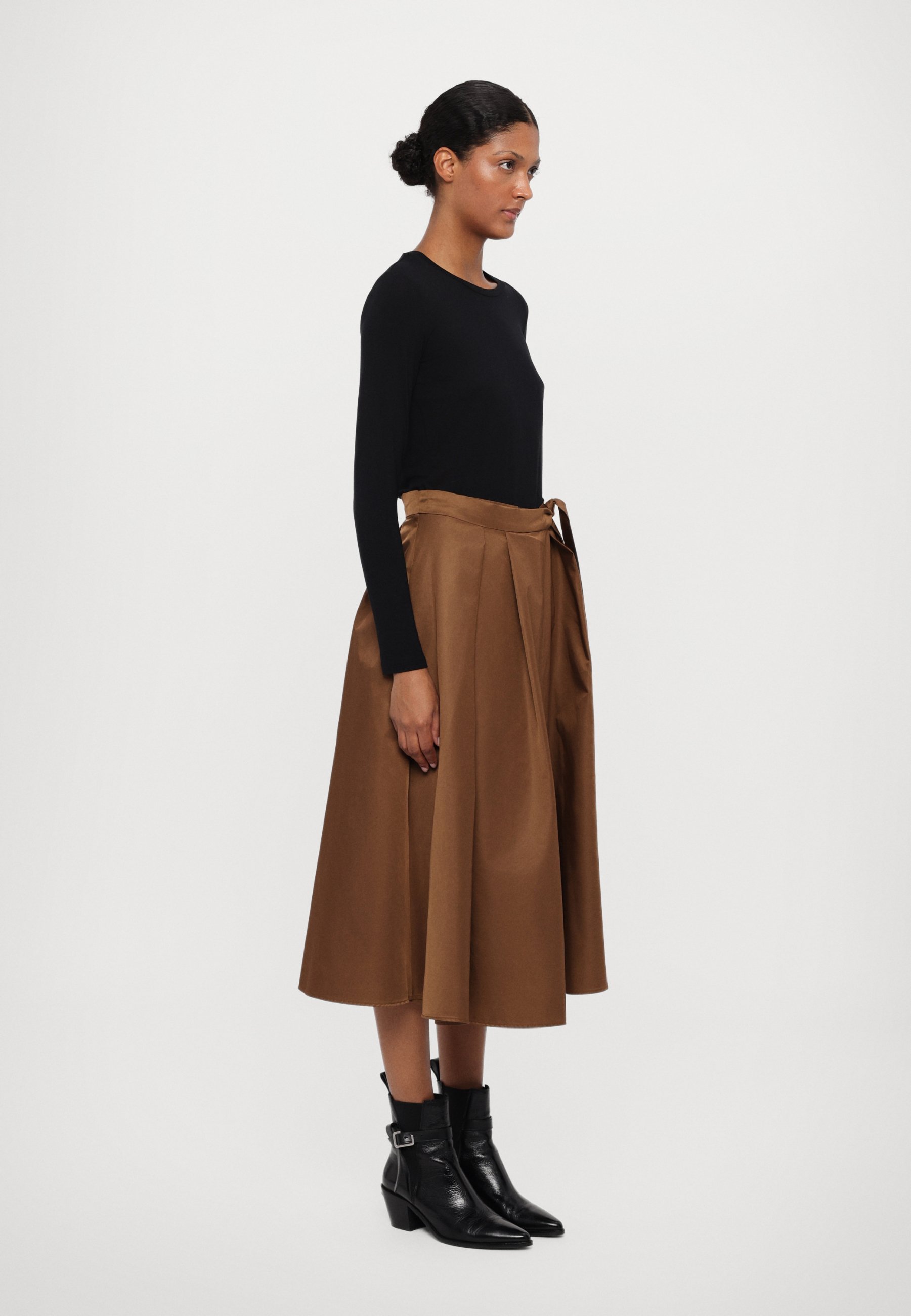 Weekend Max Mara TEMA - A-line skirt - cuoio/brown - Zalando