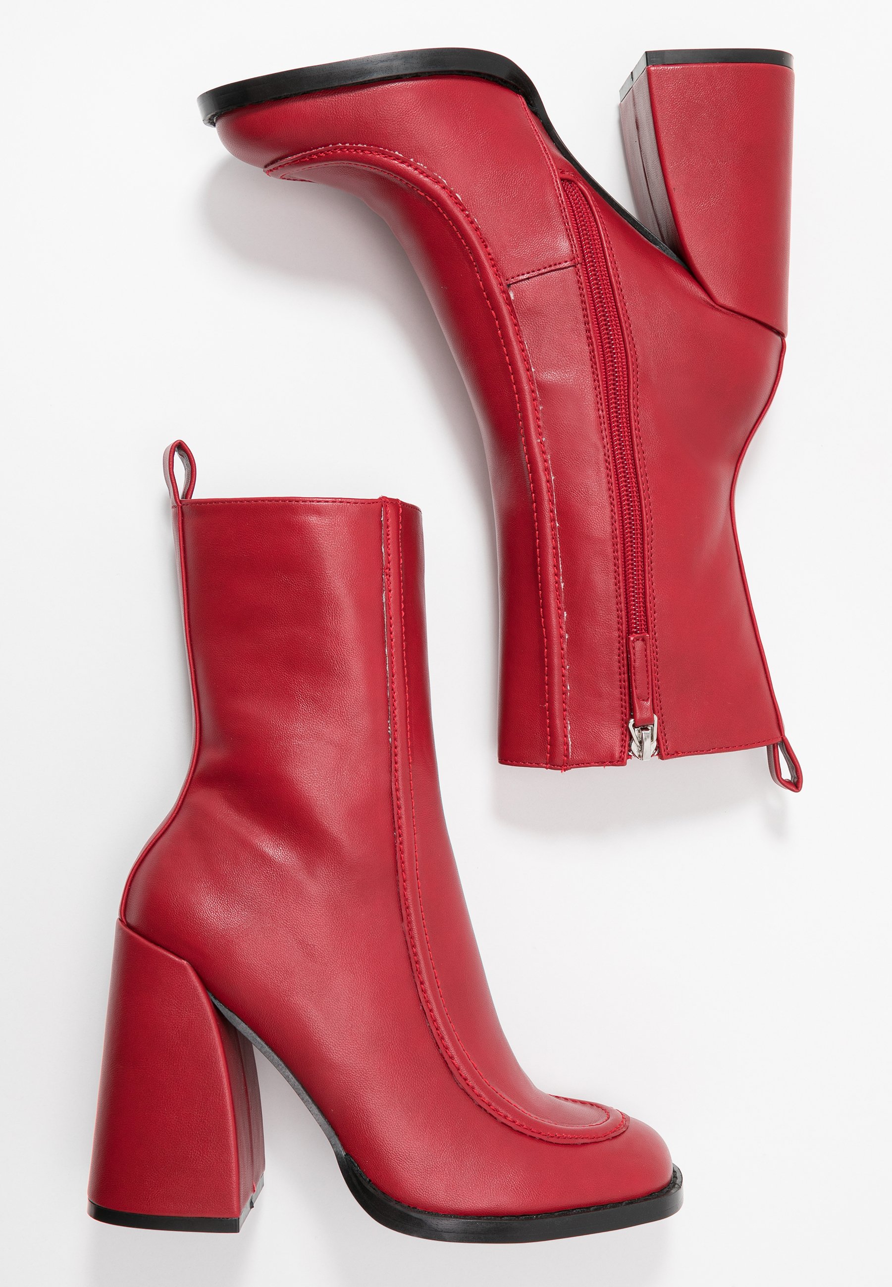 Koi Footwear VEGAN Enkellaarsjes met hoge hak redRood Koi Footwear VEGAN Enkellaarsjes met hoge hak redRood