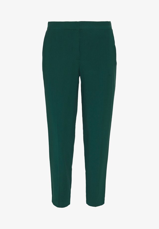 BASIC SLIM TROUSERS WITH WAIST - Pantalones - green