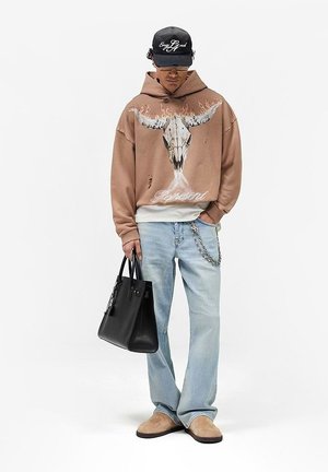 Jersey con capucha - beige