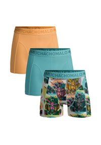 MUCHACHOMALO 3-PACK SOLID - Boxerbriefs - print blue yellow