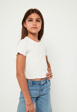 KOGNELLA O NECK - Basic T-shirt - cloud dancer