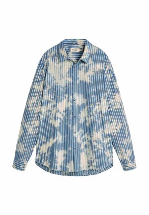 Desigual, TIE-DYE STRIPED SHIRT - Shirt - blue