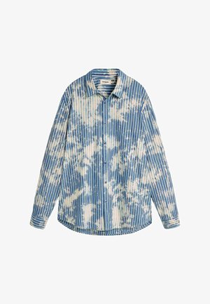 Desigual, TIE-DYE STRIPED SHIRT - Košeľa - blue