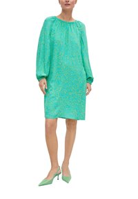 comma MUSTER - Freizeitkleid - ozeangrün