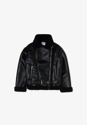 Terranova MONTONE SINTETICO - Giacca in similpelle - nero