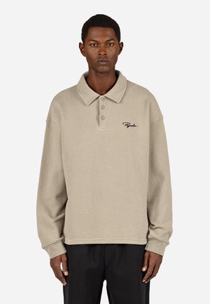 SIGNAR WAFFLE - Sweatshirt - washed flint grey/black