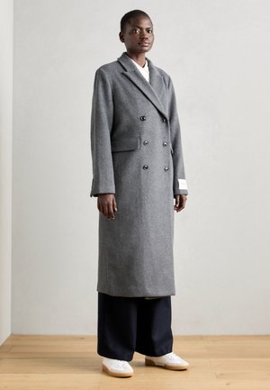 DOUBLE BREASTED TAILORED COAT - Klassisk frakke - grey melange