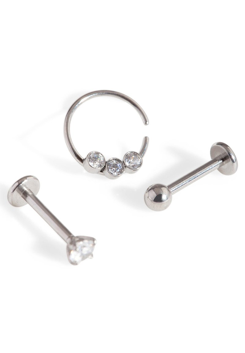 Lovisa DIAMANTE FLAT BACK BODY PACK 3 Other accessories multi coloured plated item/multi