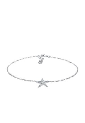 SPARKLING SEESTAR CHARM - MIT KRISTALLEN VON SWAROVSKI® - Ankelkæder - silberfarben