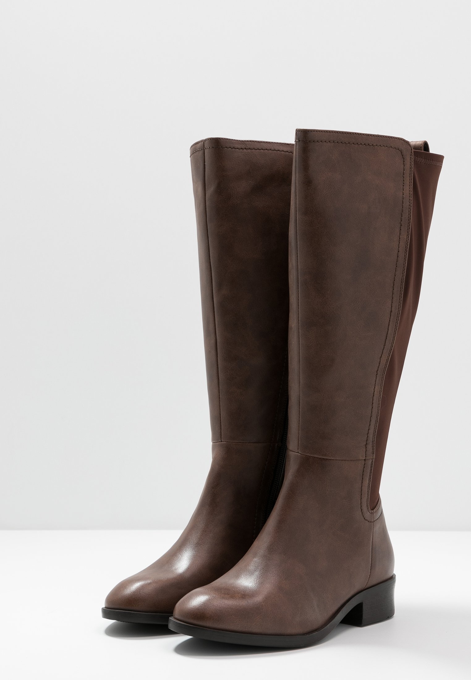 Simply Be WIDE FIT DIXIE STRETCH BACK KNEE HIGH BOOT Simply Be WIDE FIT DIXIE STRETCH BACK KNEE HIGH BOOT
