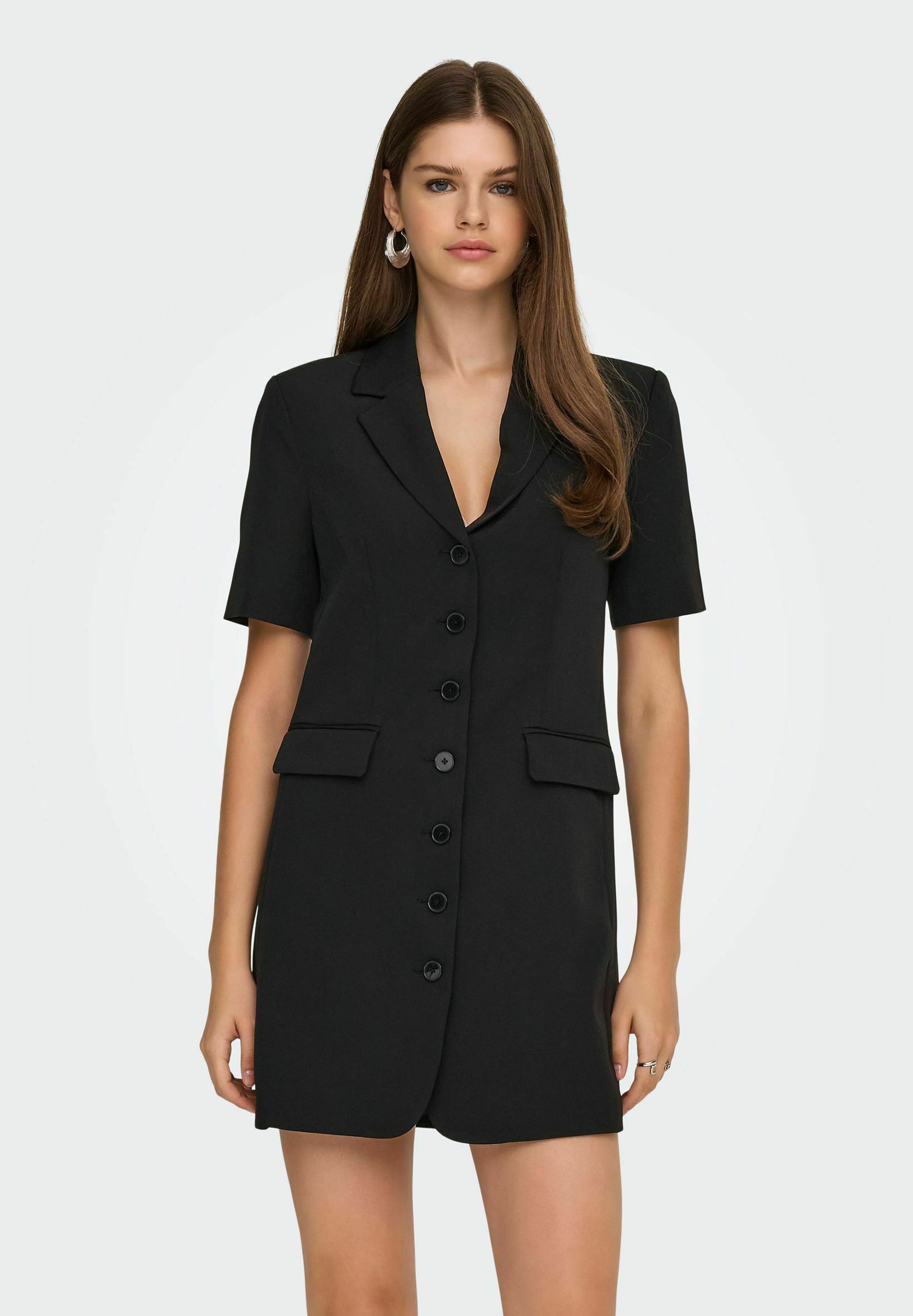 princess polly baby blue dress Black Shirt Dresses