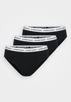LOGO BRIEF 3 PACK - Īsās apakšbikses - black