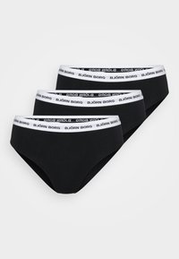 LOGO BRIEF 3 PACK - Kratke gaće - black