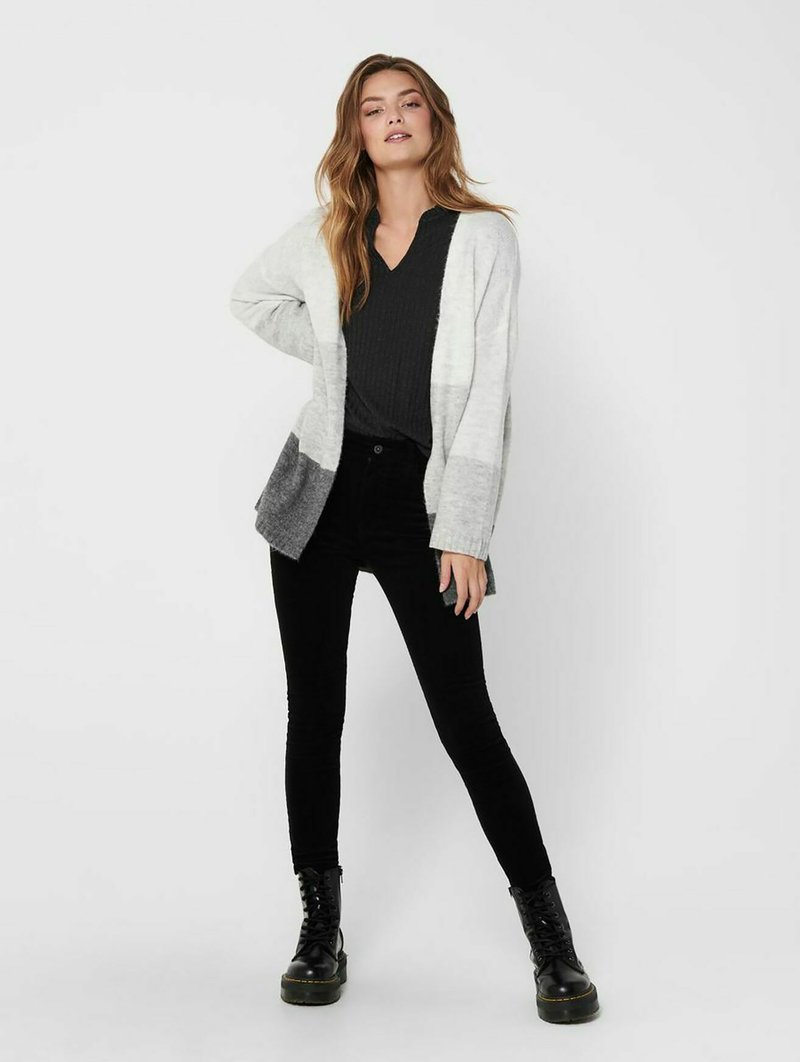 Damen Strickjacken | JDY Strickjacke dunkelgrau - DG70393 Damen Strickjacken | JDY Strickjacke dunkelgrau - DG70393