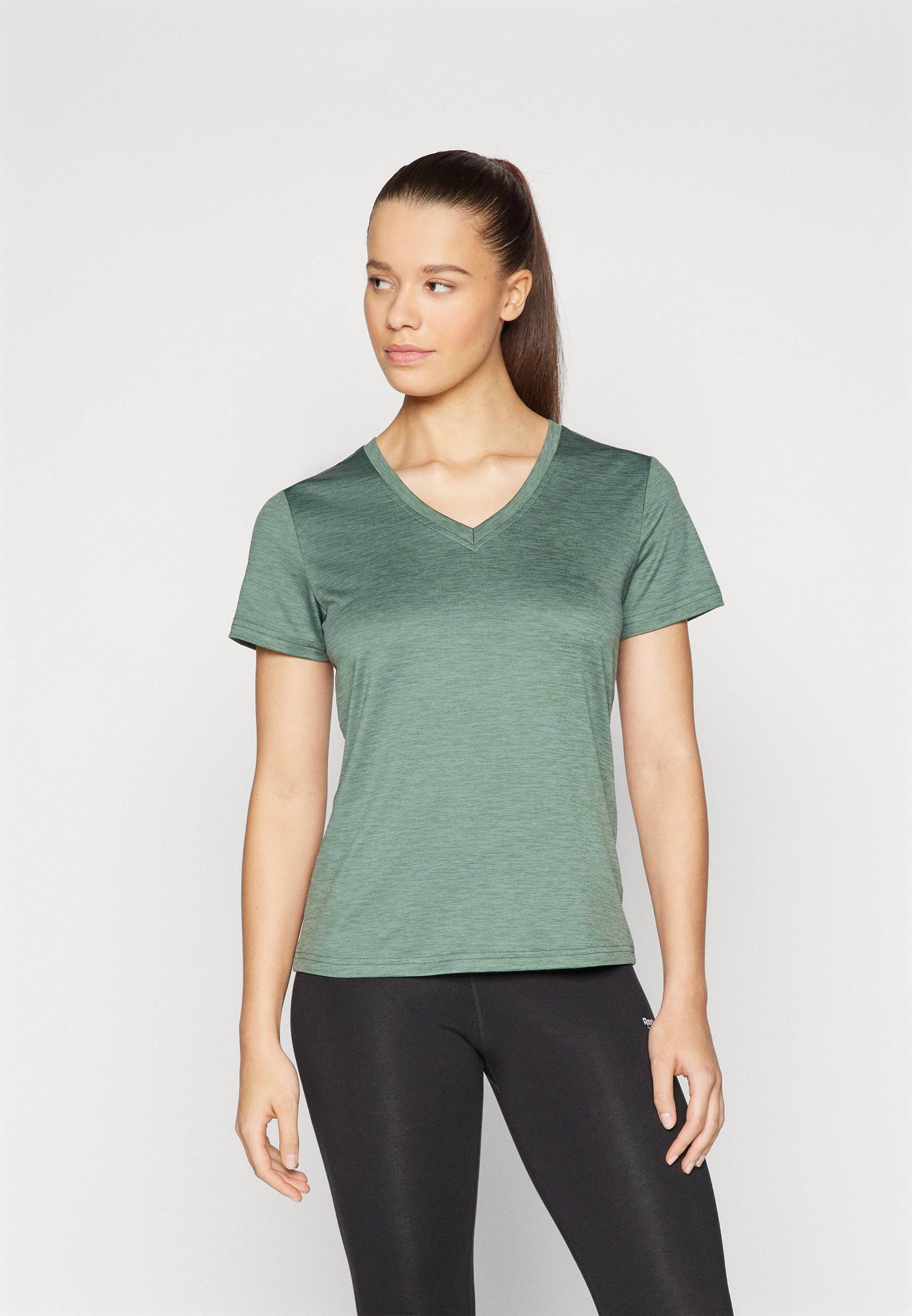 売れ筋商品|||オンリープレイ Tシャツ レディース トップス ONPCORE LIFE TEE - Basic T-shirt - duck green ONLY Play ONPCORE LIFE TEE - T-Shirt basic - duck green