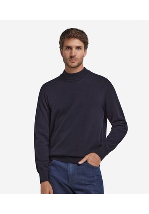 ULTRASOFT STAND-UP COLLAR - Strickpullover - Blue