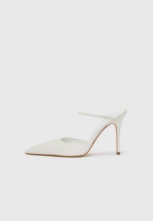 THE POINT - Heeled mules - optic white
