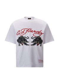 DOUBLE PANTHER  - T-shirt z nadrukiem