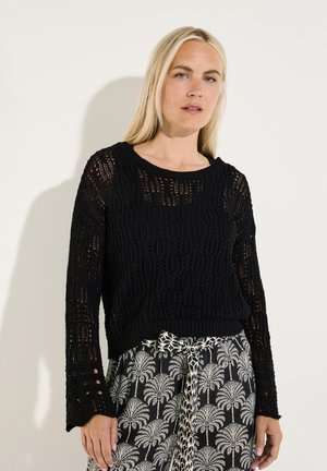More & More Strickpullover - black