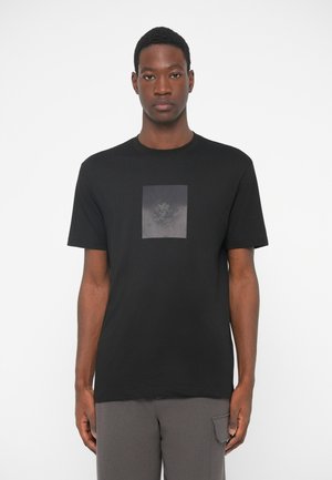 Armani Exchange Printtipaita - black