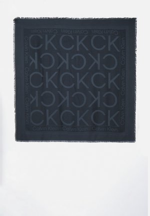 LARGE MONOGRAM SCARF - Sciarpa - black
